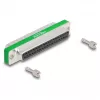 Filtro de supressão de interferências RF/EMI DeLOCK D-Sub 37 pinos macho para fêmea filtro passa-baixo capacitivo
