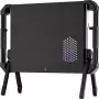 Caixa de PC portátil Eblaztr - Preto - Caixa de PC - Mini Tower - Preto