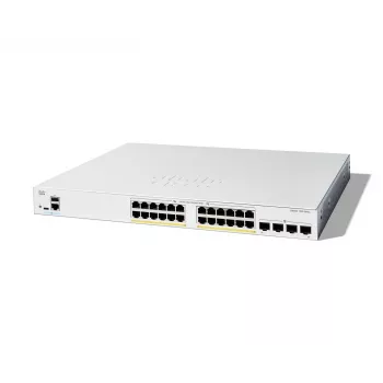 Cisco Catalyst 1200-24FP-4G Smart Switch, 24 portas GE, Full PoE, 4x1GE SFP, Limited Lifetime Protection (C1200-24FP-4G)