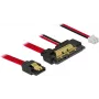 Cabo SATA DeLOCK 85242 0,3m SATA 7 pinos SATA 22 pinos preto
