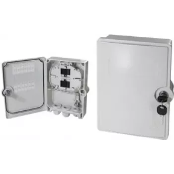 Caixa de ligação vazia FTTH/FTTB LogiLink, para máx. 24 fibras Caixa de ligação de casa (APL) para 24 emendas crimpadas, para máx. 24x - 1 unid. (FB124E)