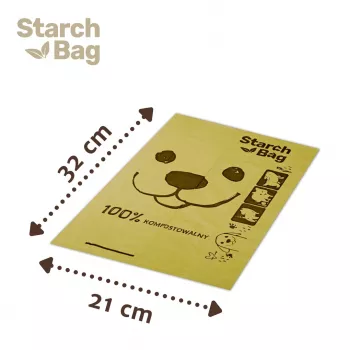 STARCH BAG - Sacos para dejetos de cão - 1 x 15 unid.