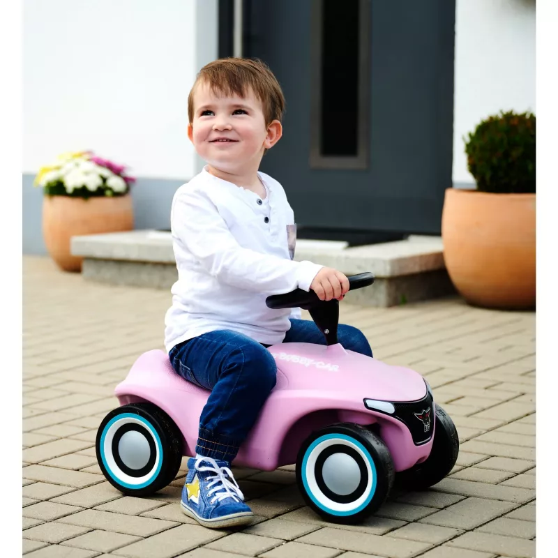 Carro de passeio Simba‑Dickie BIG Bobby‑Car‑Neo rosa, empurrador e veículo para crianças (rosa)