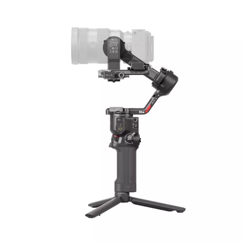 Estabilizador de câmara de mão DJI RS 4 Combo Preto Alumínio bateria 12h