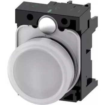 Siemens luz de sinalização plana branca 24 V/AC, 24 V/DC SIRIUS ACT 3SU1102-6AA60-1AA0 1 unid. (3SU1102-6AA60-1AA0)