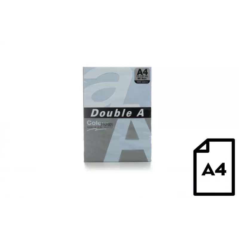 Papel colorido Double A, 80g, A4, 500 folhas, Ocean