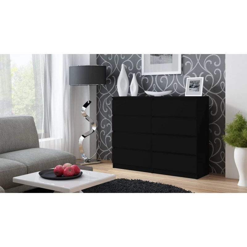 Cómoda Topeshop M8 120 CZERŃ