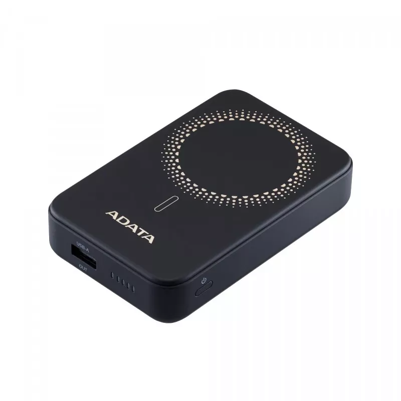 ADATA PR100-12BK power bank Lithium Polymer (LiPo) 10000 mAh carregamento sem fios preto