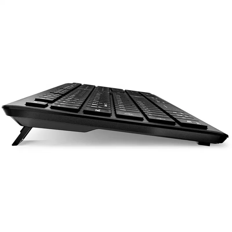 Sharkoon OfficePal K30W preto layout DE Rubberdome