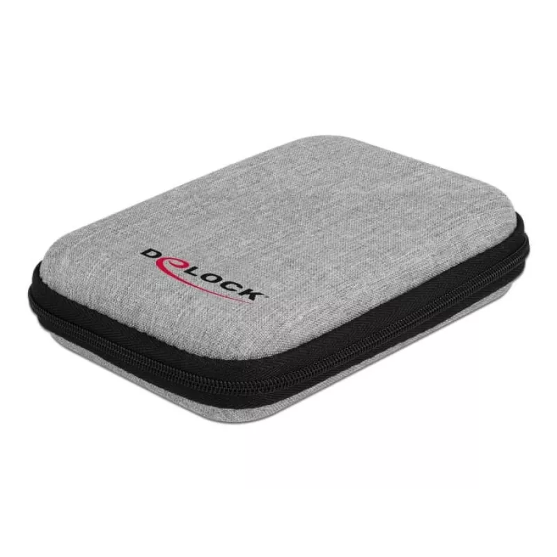 Bolsa de proteção DeLOCK para SSD de 2,5 polegadas, caixas externas e discos até 12 x 8 x 2 cm