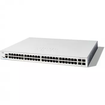 Switch gerido Cisco Catalyst 1300-48T-4X, 48 portas GE, 4x10GE SFP+, Limited Lifetime Protection (C1300-48T-4X)