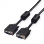 Cabo VGA ROLINE HQ 10m M/M com ferrite