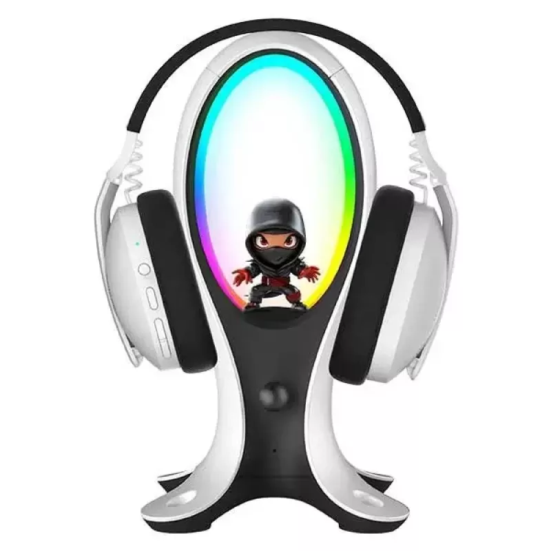 Suporte para headset Subsonic SA5682 preto branco 426g
