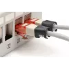 DIGITUS - Clipes de cabo com codificação de cores - para cabo de patch - preto (embalagem de 100) (A-CC-BL)