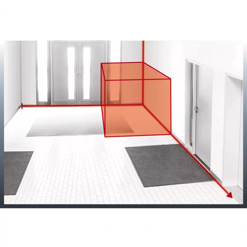 Medidor de distância a laser TC-LD 50, medidor de distância preto/vermelho, distâncias de 5 cm – 50 metros