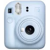 Máquina fotográfica instantânea Fujifilm Instax Mini 12 azul — impressões 86 x 54 mm, distância focal 60 mm, obturador eletrónico