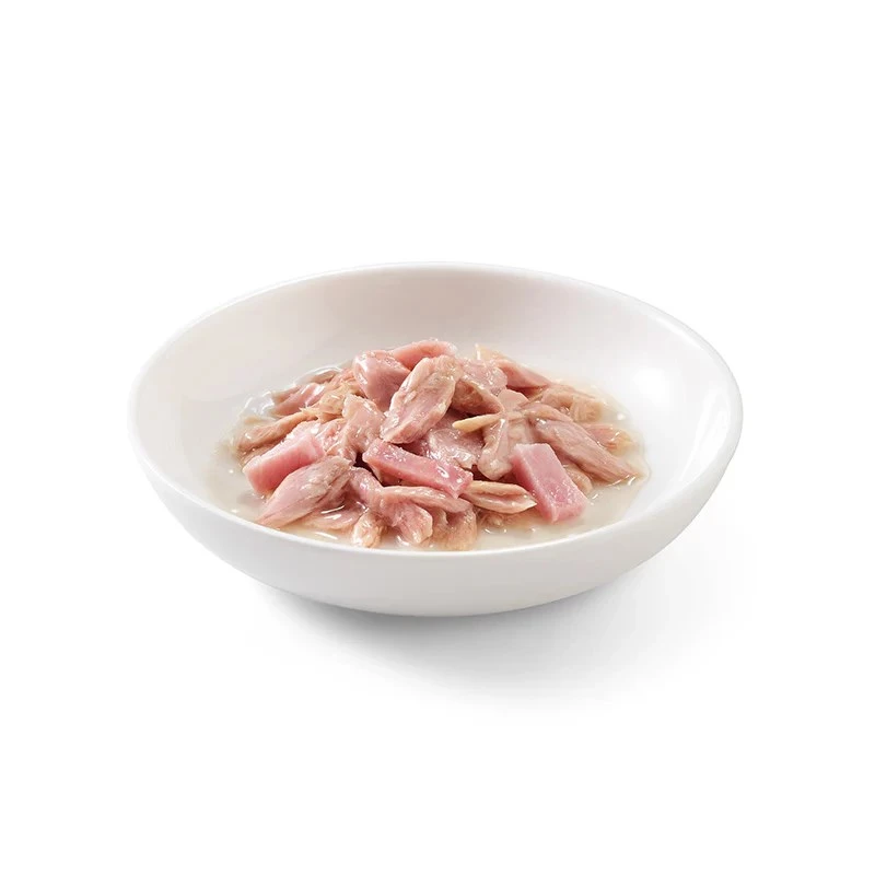 SCHESIR Atum com Presunto em Caldo - Alimento húmido para gatos - 140 g