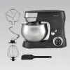 Batedeira planetária Feel-Maestro MR-558 com taça de 5 l, 2000 W preto