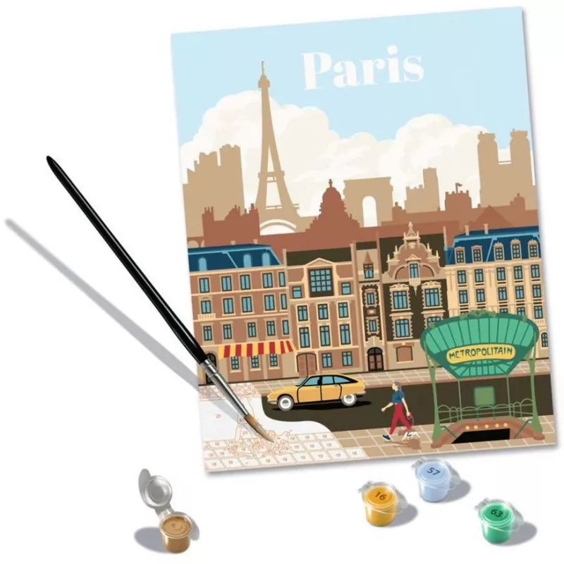 CreArt - Paris colorida, pintura