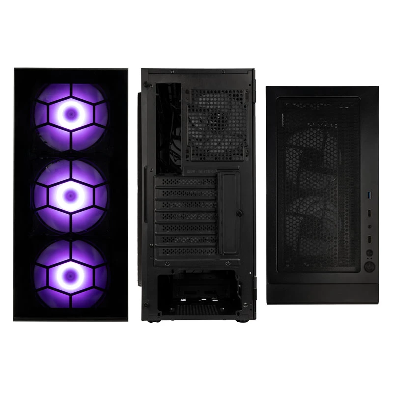 Kolink Observatory HF Plus Glass ARGB Midi-Tower - preto