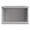 Armário de rack LANBERG WF03-5306-10S 19 polegadas 6U cinzento com porta de vidro
