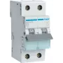 Hager MBN216. Número de polos: 2P. Frequência de rede: 50/60 Hz, Corrente nominal de saída: 16 A (MBN216)