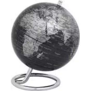 Relógio de mesa TROIKA Globe Galilei G1304-BKSI/CH — preto e prateado