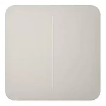 Botão Ajax SoloButton de 2 vias bege 82,8 mm x 10,3 mm