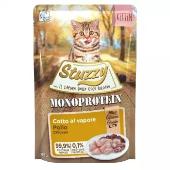 STUZZY Monoproteico Kitten Chicken - Alimento húmido para gatinhos - 85 g