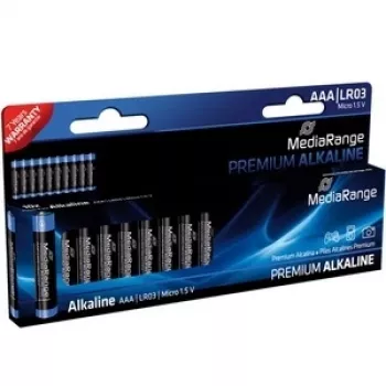 Pilha alcalina descartável AAA/LR03 MediaRange MRBAT102 1,5 V — 10 unid.