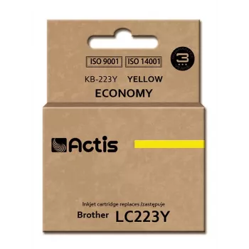 Tinta Actis KB-223Y (substituto do Brother LC223Y; Standard; 10 ml; amarelo)