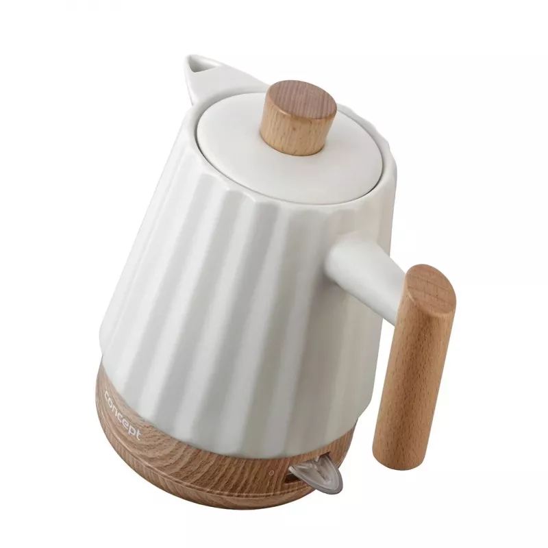 Chaleira elétrica de cerâmica Concept RK0090 1,5 l branca