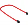 Cabo SATA Sharkoon SATA 3 0,45m 7 pinos preto vermelho