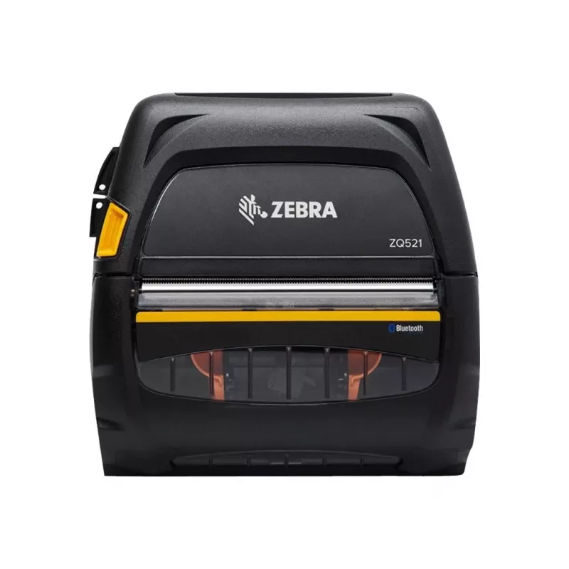Zebra ZQ521 impressora móvel de etiquetas, térmica direta, 203 x 203 DPI, 127 mm/s, Wi-Fi 802.11ac, Bluetooth 4.1, USB, bateria alargada