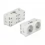 Tomada de parede DELOCK 81325 CEE 7/3, 250 V, 16 A, branco, ABS, 45×90×40 mm (5 unid.)