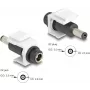 Módulo Keystone DeLOCK DC 5,5 x 2,5 mm conector fêmea para ficha macho branco