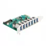 Placa PCI Express x1 DeLOCK para 7 x USB 5 Gbit/s Type-A conector fêmea externo