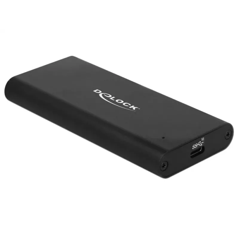 Delock - Caixa de armazenamento - M.2 - cartão M.2 NVMe - USB 3.1 (Gen 2) - preto (42614)
