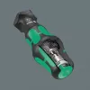 Wera 826 T Kraftform Turbo Chave de parafusos porta-pontas com Rapidaptor, 1/4 de polegada