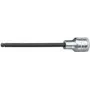 Gedore IN 19 LK 8-140 6165160 chave de caixa para pontas de chave de fendas hexagonal, 1/2" (12,5 mm), 8 mm