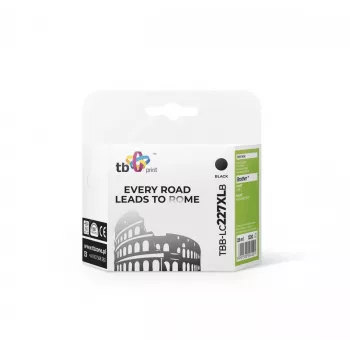 Cartucho de tinta TB compatível com Brother LC227XL preto novo