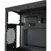 LC Power Classic 7040B - MDT - ATX - sem fonte de alimentação - preto, alumínio escovado / preto - USB/áudio