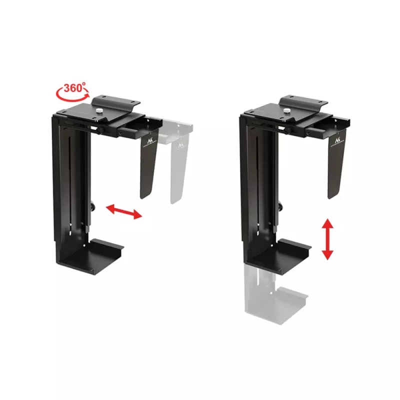 Suporte para PC MC-713 – Suporte para computador sob a secretária para arrumação