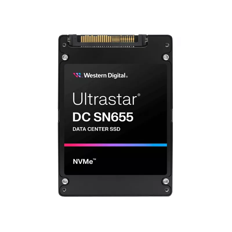 Unidade SSD WESTERN DIGITAL Ultrastar DC SN655 7,68 TB and3 PCIe TLC ISE Dual Port