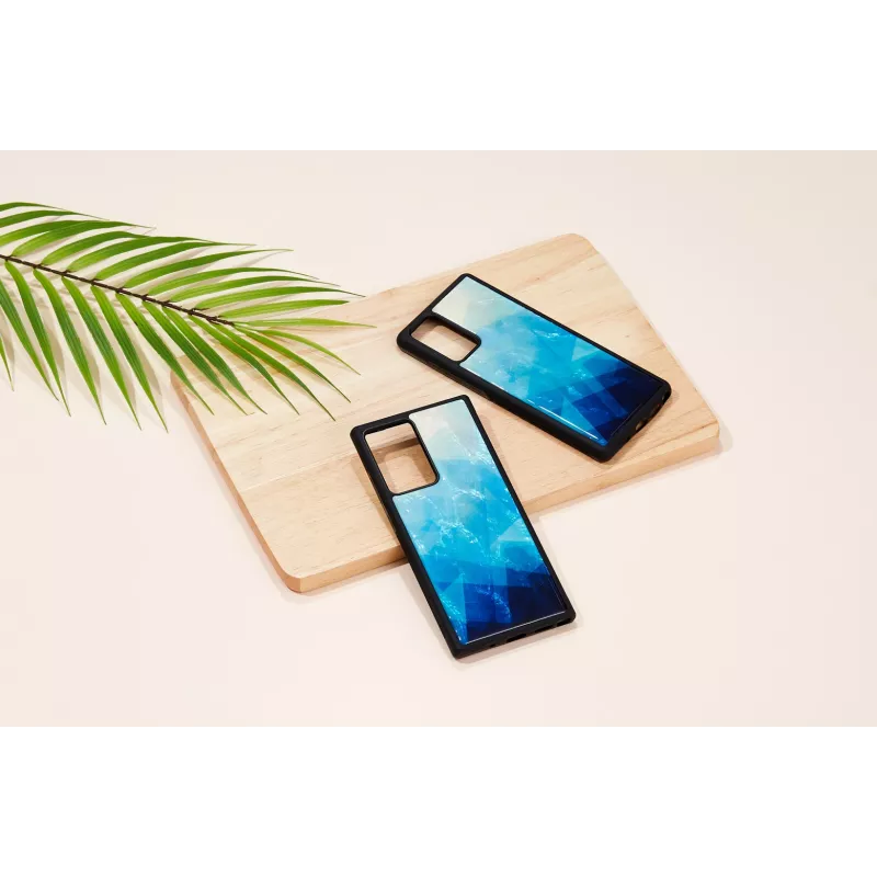 Capa de proteção iKins para Samsung Galaxy Note 20 — Blue Lake e preto, capa fina