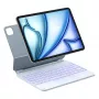 Capa com teclado Bluetooth folio Inateck KB09119 para iPad Air/Pro 11 polegadas (27,9 cm), bateria de 500 mAh, azul