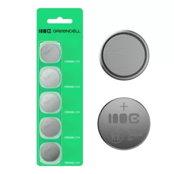 Pilha de lítio botão Green Cell CR2025 3V 160mAh
