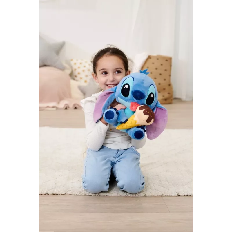 Peluche SIMBA mascote Stitch gelado 25 cm, personagem original macia