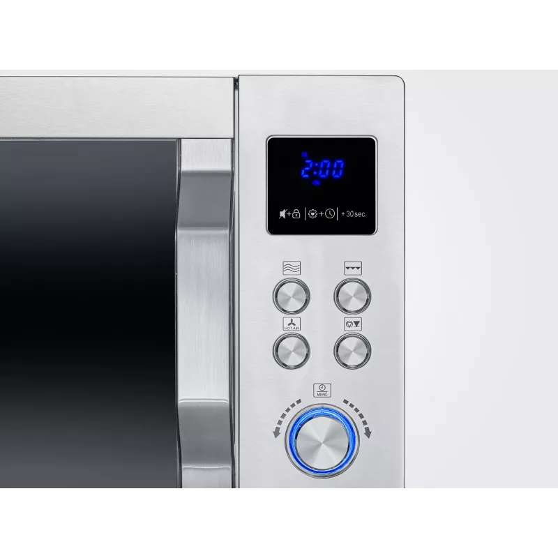 Micro-ondas combinado SEVERIN MW 7918, aparelho de instalação livre, 25 L, 900 W, visor LED, prateado
