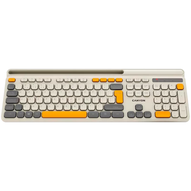 Teclado CANYON HKB-W03 EN AAA sem fios bege